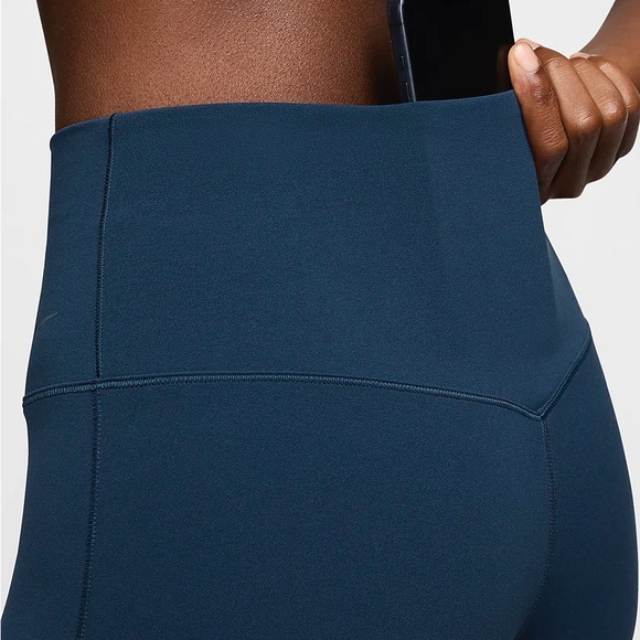 NWT Nike Yoga Dri-FIT Luxe High-Waisted Flared Leggings Armory Navy XL - Picture 6 of 8